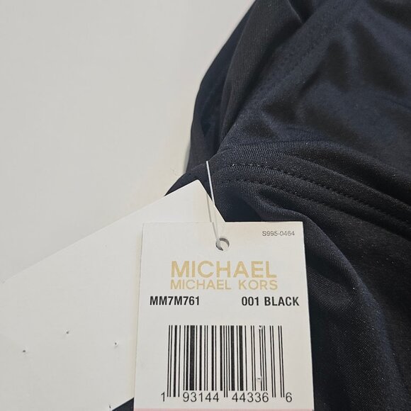 Michael Michael Kors Plunge Wrap-Front One-Piece Swimsuit - Picture 9 of 12